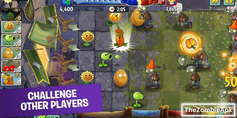 plants vs zombies 2 challenges