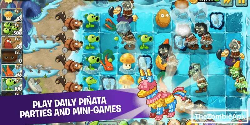 plants vs zombie 2 task